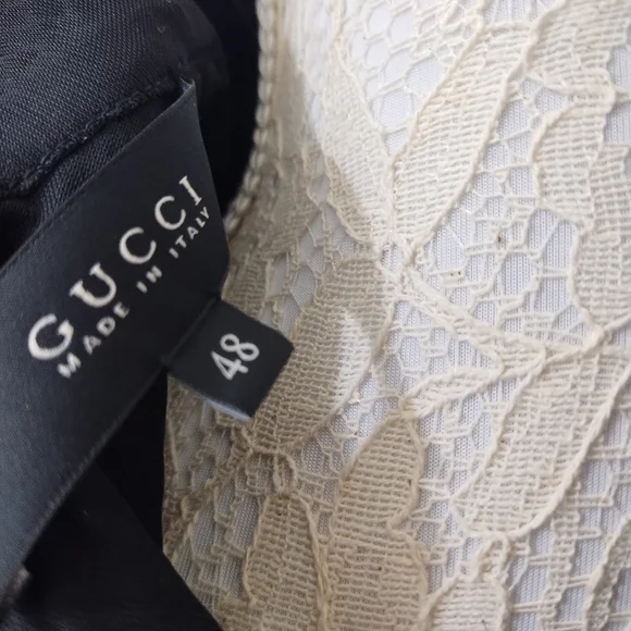 GUCCI TOP OR JACKET BLACK PYTHON